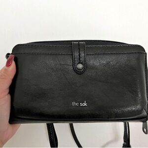The Sak Leather Wristlet